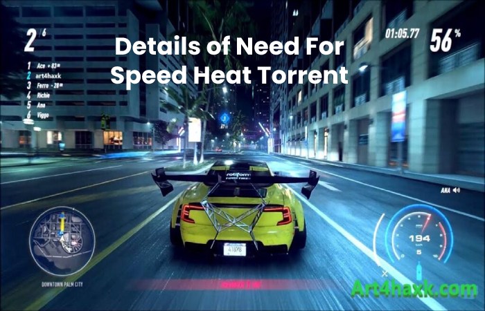 Details of Need For Speed Heat Torrent